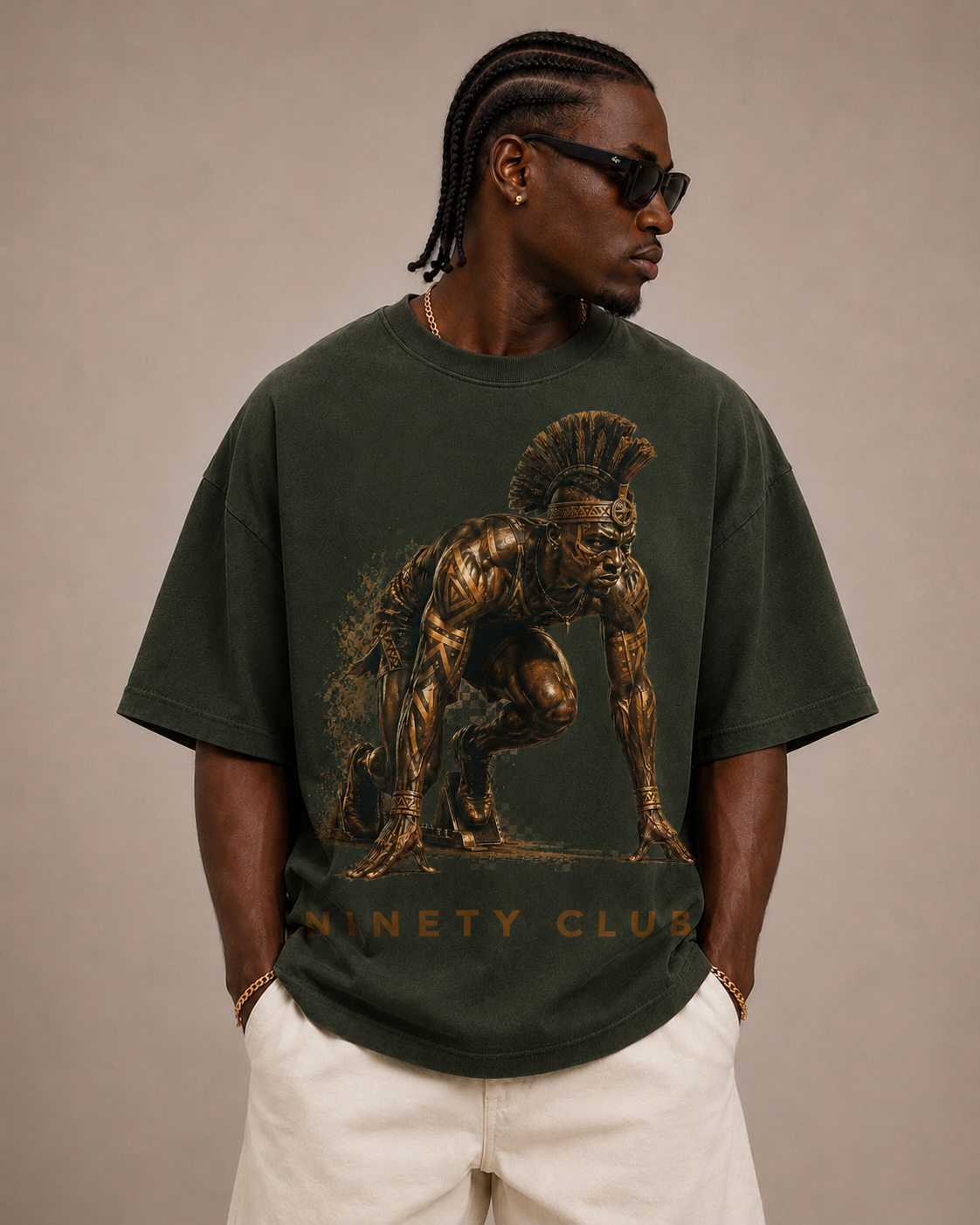 Hero of Athletics – T-shirt Oversize | Ninety Club